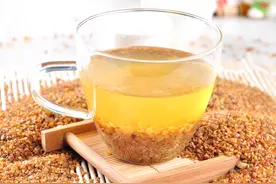 口腔溃疡，喝蒲公英炒米茶图片