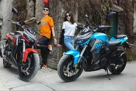 国产大运跨骑车驰302，水冷双缸引擎，极速可达135，售20800元图片