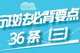行政法必背要点 36 条（三）图片