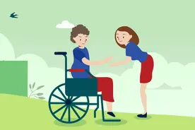 【辅具资讯】轮椅与床的移位——正面上下床图片