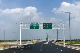 现场图！扬州又一快速路建成通车！双向十车道，还有古运河最宽的桥图片