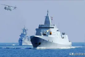 中美驱逐舰较量，055大驱VS阿里伯克，到底谁是全球最强驱逐舰？图片