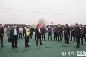 郑济高铁聊城段征地拆迁现场推进会召开图片