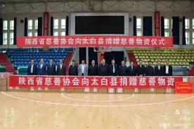 陕西省慈协向宝鸡市太白县捐赠110万元物资助力乡村振兴图片