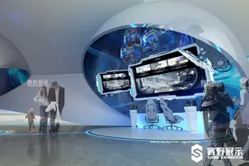 西安腾讯双创小镇规划展览馆图片