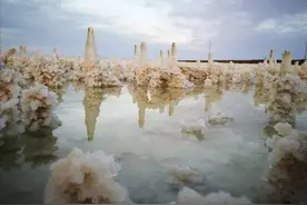 部队常年驻扎！中国最有价值的湖泊，察尔汗湖究竟有多特殊？图片
