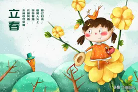 插画分享｜“立春”节气插画，他们这么画图片
