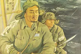 解放台湾的部队登船出海，突遇风暴，流落荒岛，碰到女海匪图片