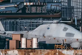 新式无人直升机亮相，075两栖舰的最强帮手，抢滩登陆的新装备图片