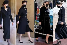凯特王妃兴起的发箍时尚，王室女眷效仿，尤金妮公主大衣全场最贵图片