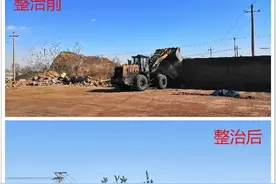 古冶区赵各庄街道对违建拆除后区域进行规划再建设图片