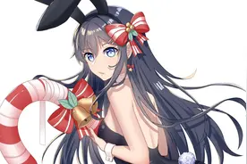 [二次元壁纸]小姐姐你的兔耳朵装饰也太好看了又A又飒图片