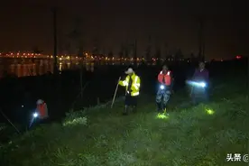 童家湖外府河水位超保证水位 防汛人员严阵以待守护大堤安全图片
