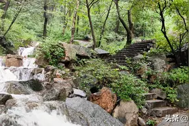 石家庄西北部山区的避暑胜地，大瀑布、溪流、森林，一样都不少图片