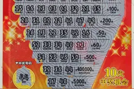 江北95后女生中刮刮乐40万图片