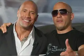 喊巨石强森“小兄弟”，范迪塞尔邀他回速激10，被嘲消费保罗沃克图片