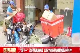 海南：“双十一”过后快递潮来袭，15日全省日处理量突破200万件视频封面