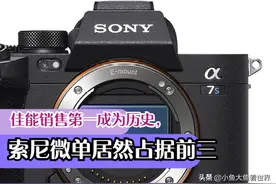 佳能销售第一成为历史，11月日本数码相机排行索尼占据前三图片