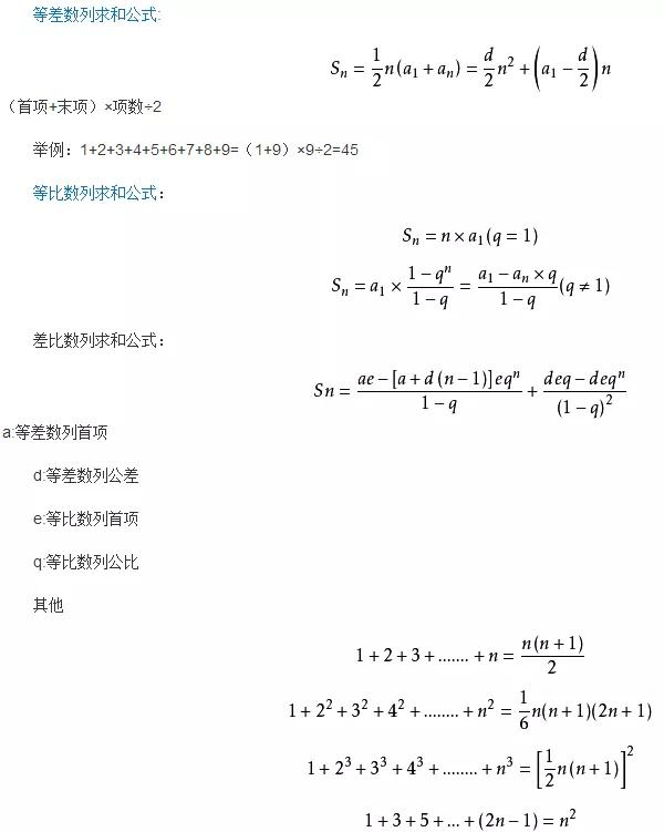 等差数列求和公式有七种方法,还有一些特殊性质,你都知道吗?