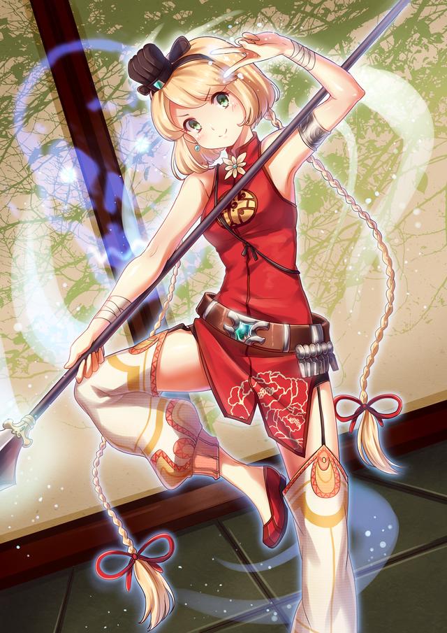 唯美国漫风格《三国罗曼史》游戏卡牌高清原画 女性版三国人物欣赏