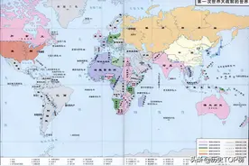 第一次世界大战前的世界地图你看过吗？当时世界上只有49个国家图片