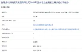 洛阳城投集团拟发行30亿元小公募获上交所受理图片