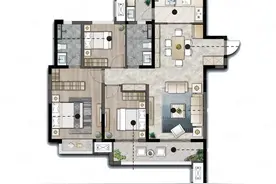 「小楼侃户型」相同面积段的户型，两面采光和三面采光的差别多大图片