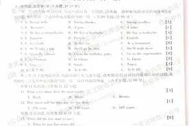 最新出炉！2020陕西省中考英语真题及答案图片