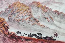 著名山水画家、西北师大美术学院教授陈则恕：疫情期间山水画创作图片