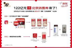 今天上午10点，122亿北京消费券来了！打开京东APP领取图片