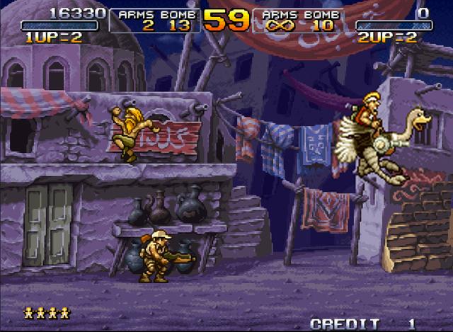 《合金弹头》1代居然还有789关，而大象和骆驼最早在2代已经出现