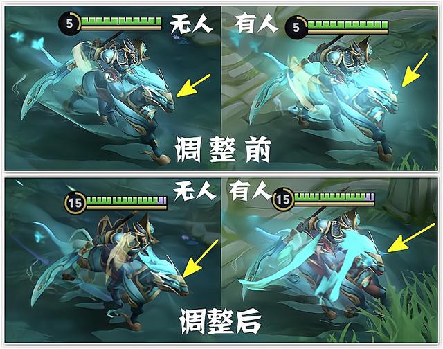 关羽武圣冰锋战神优化已完成，眼部增加变色特效，成真香皮肤