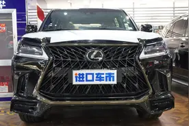 黑曜版就是帅！实拍雷克萨斯LX570限量S黑耀版，喜欢这个中网么图片