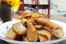 酸辣魔芋豆腐，怎样快速地做一道养身开胃的魔芋豆腐，佐酒又下饭图片