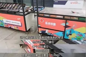 “一个摊位3000元”是对地摊经济的釜底抽薪图片