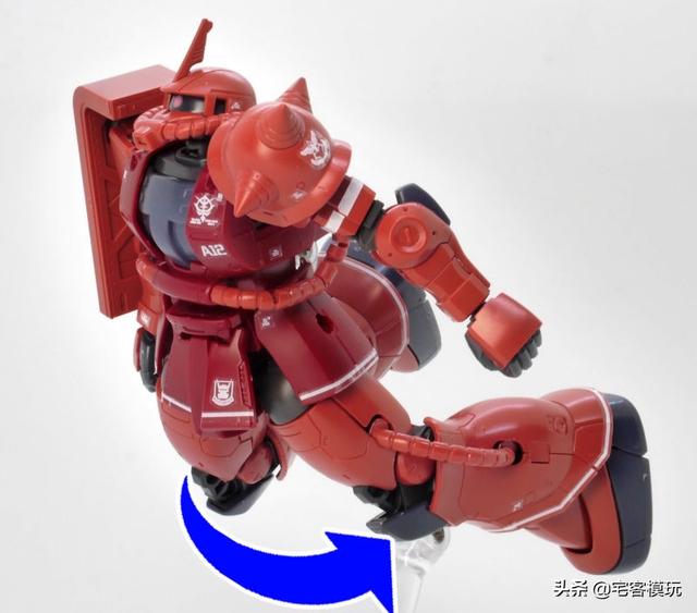 模玩测评：转11区测评系列 HG GTO 夏亚专用扎古II 红色彗星Ver.