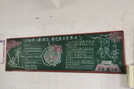 秀自我风采，展学生魅力 军训黑板报评比图片