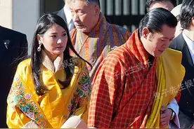 不丹王后得公公疼爱，被辛格牵手带入主场，这下国王得收心回家了图片