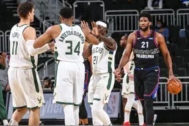 字母哥27+16+6雄鹿送76人三连败图片