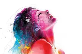 法国艺术家Patrice Murciano 极富有表现力的缤纷肖像画图片