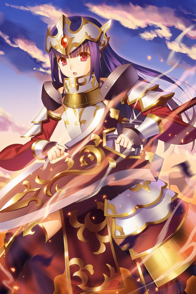 唯美国漫风格《三国罗曼史》游戏卡牌高清原画 女性版三国人物欣赏