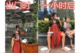 爆笑夏天穿汉服变汗服的小姐姐看完网友们：古代女子在家才穿汉服图片