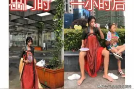 爆笑夏天穿汉服变汗服的小姐姐看完网友们：古代女子在家才穿汉服图片