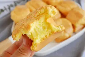 软糯香酥的糯米蛋糕，外皮酥香，内里糯糯软软，做法简单又好吃图片