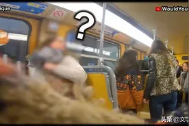 3个戴口罩的中国人被轰出外国地铁，最后让我看到了世间的温暖。图片