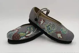 国潮民族风复古丹凤朝阳绣花鞋布鞋21秋款原创设计AB款时尚女单鞋图片