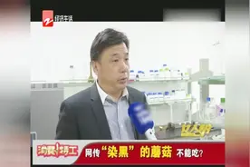 网传“染黑”的蘑菇，不能吃？视频封面