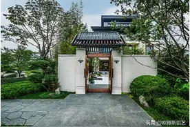 门面也是脸面，这样的别墅大门，保证让人眼前一亮图片