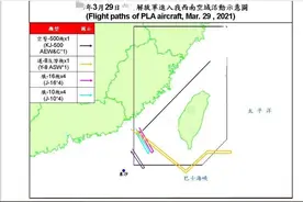台媒报道解放军军机今早再巡台，并称广播记录到“都是我们的！”图片