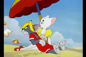 猫和老鼠，每次汤姆泡妹子正尽兴的时候，杰瑞就会来捣乱图片